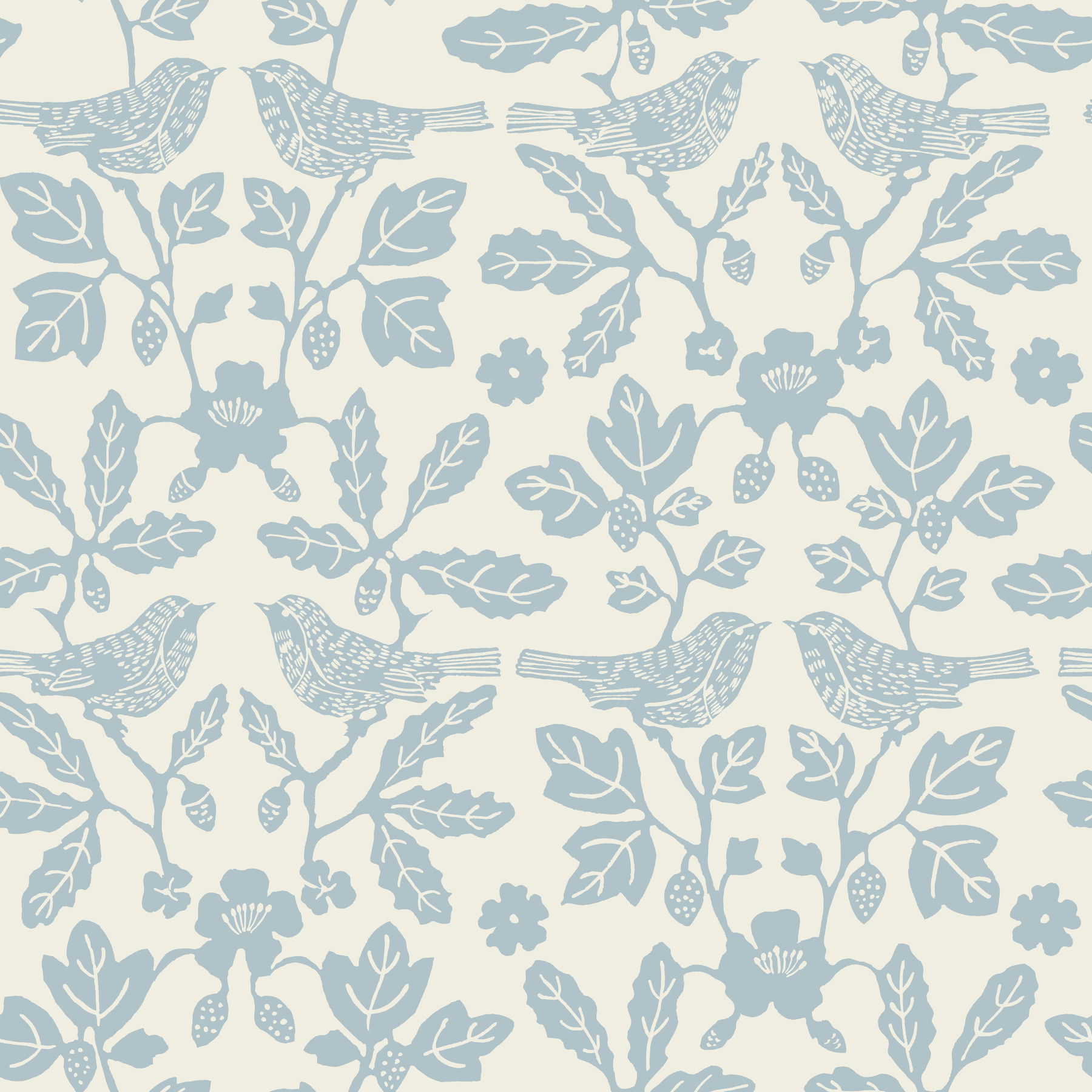 Sparrow & Oak Glacial Blue Peel & Stick Wallpaper large image 