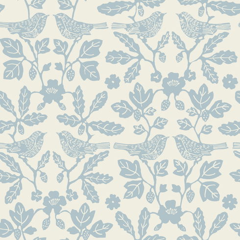 Sparrow & Oak Glacial Blue Peel & Stick Wallpaper