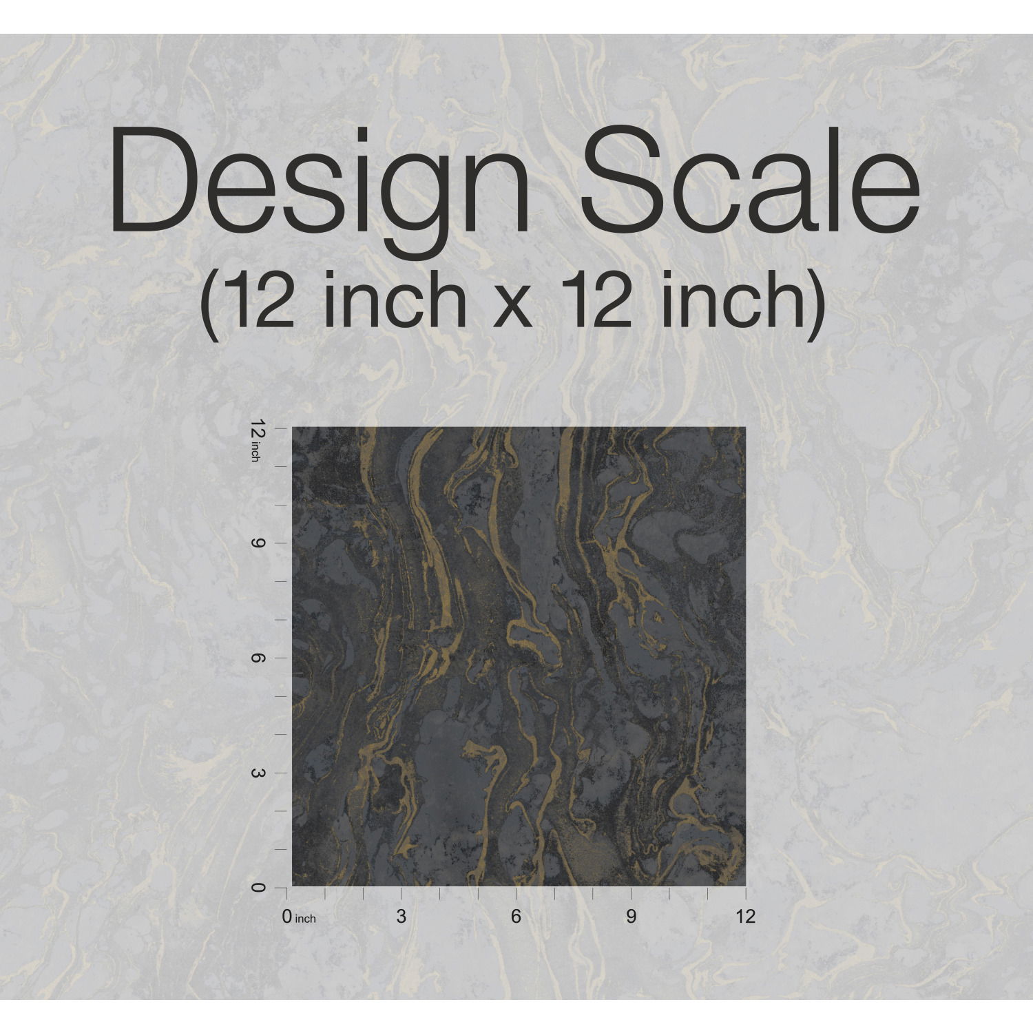 Polished Marble Black Wallpaper, by York Wall, 27' length x 2'3" width x 0.02" depth View 4