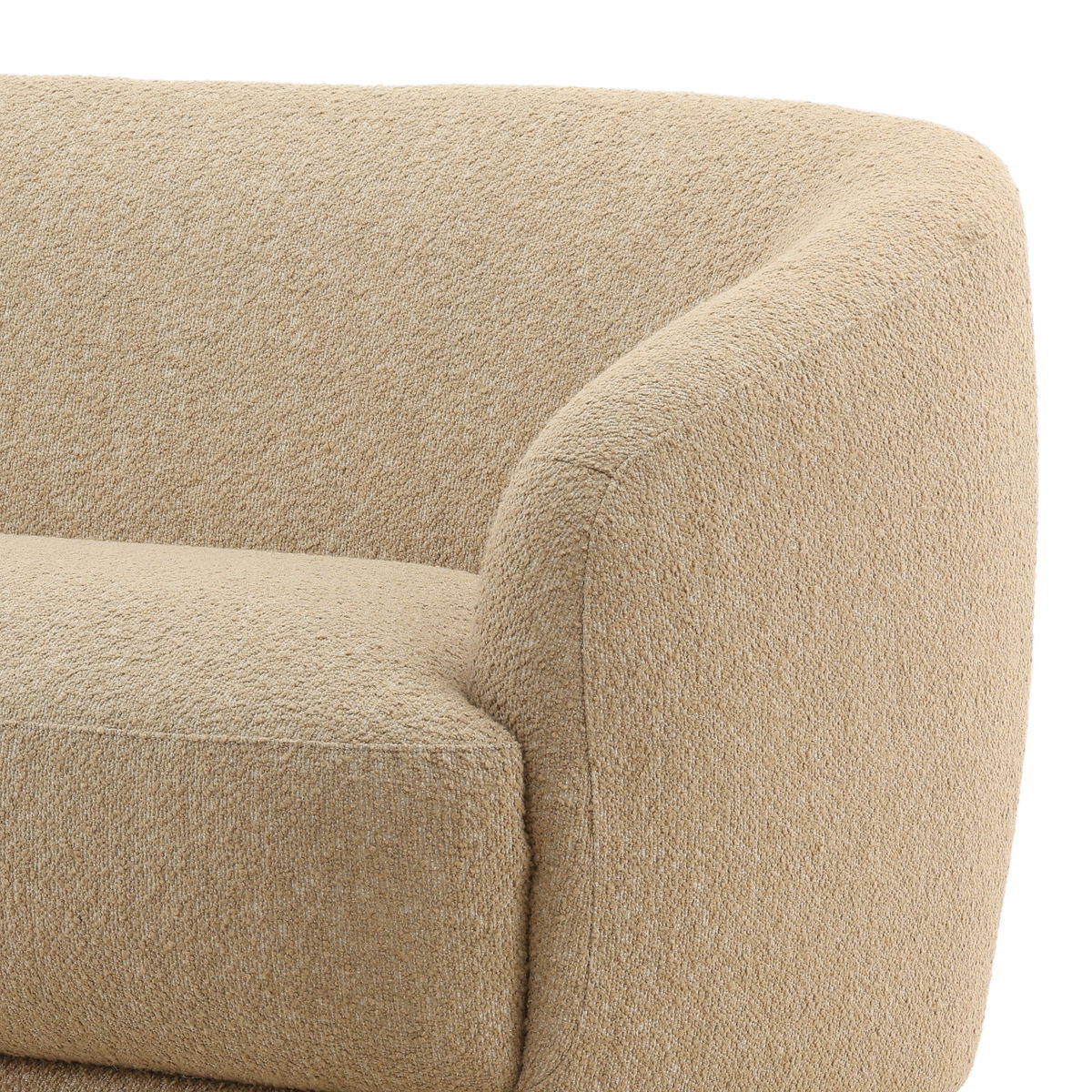 Yulissa Sofa Camel, Sofas & Sectional by Dovetail, 94.5" width x 30" height x 38.5" depth View 6