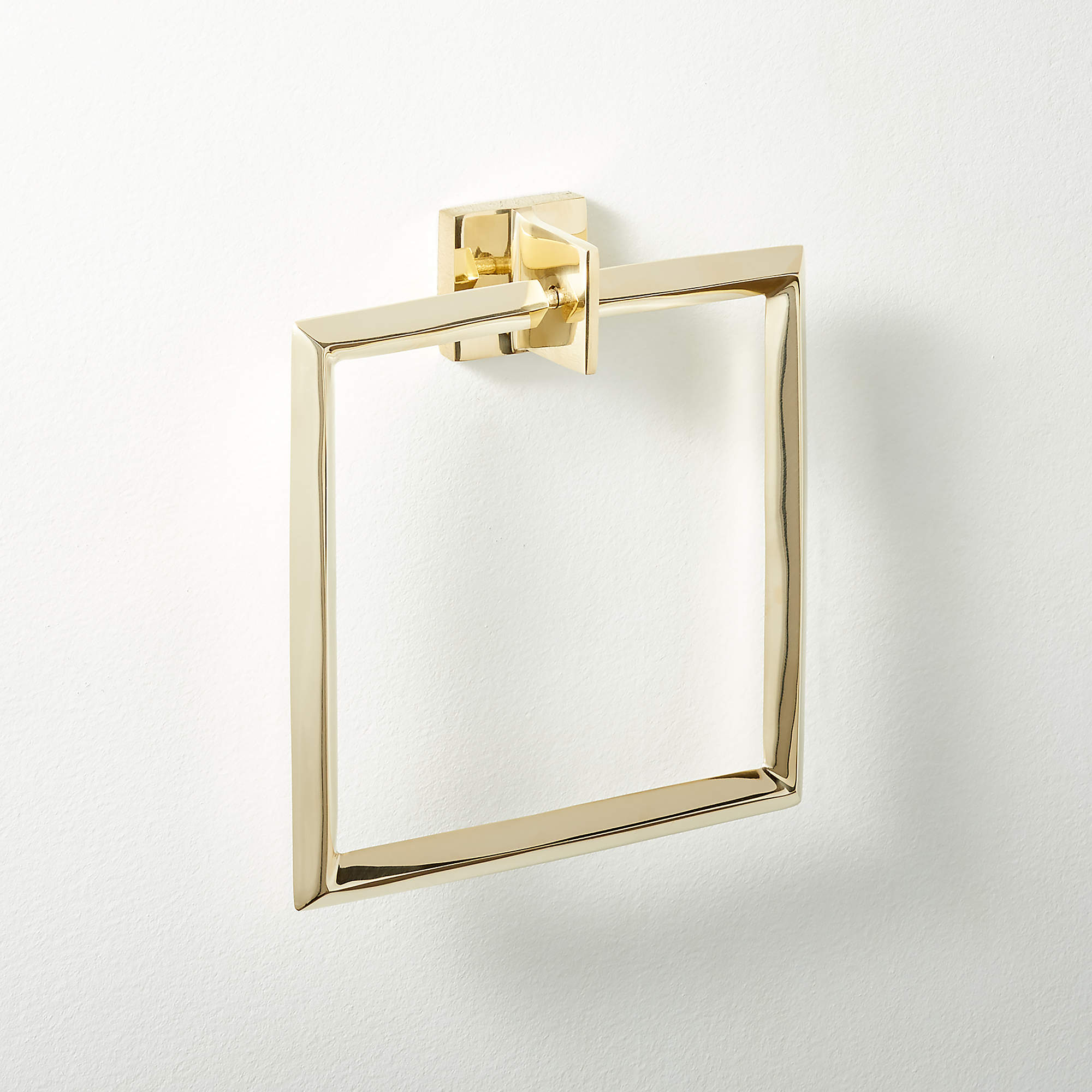 Online Designer Bathroom Blaine Unlacquered Brass Towel Ring