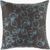 Pedal Power Lumbar Pillow Down, Decorative Pillow by Surya, 13" length x 19" width thumbnail
