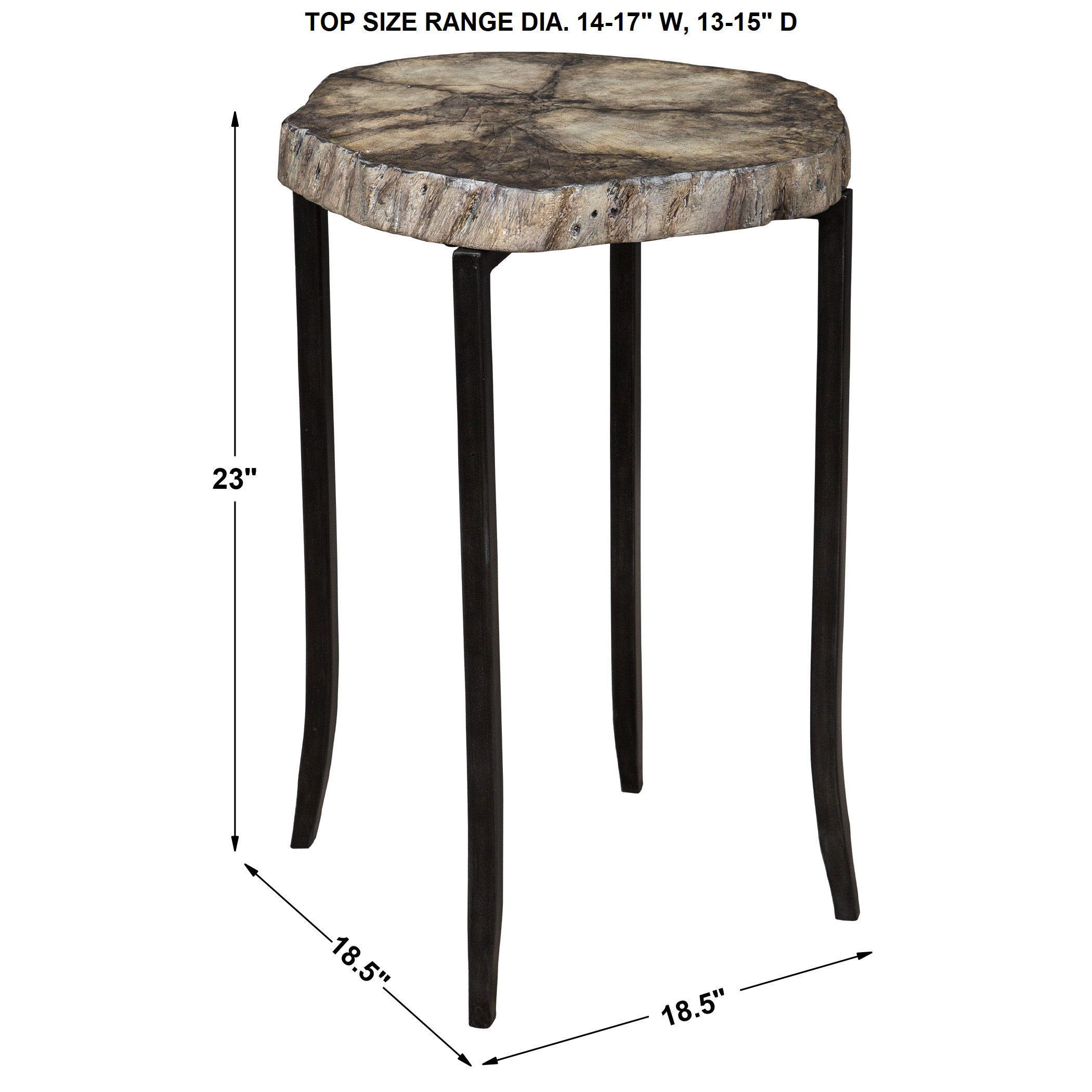 Stiles Rustic Accent Table large image 