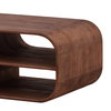 Gaetan Coffee Table Brown, by Dovetail, 55.15" width x 16.14" height x 23.58" depth thumbnail 4