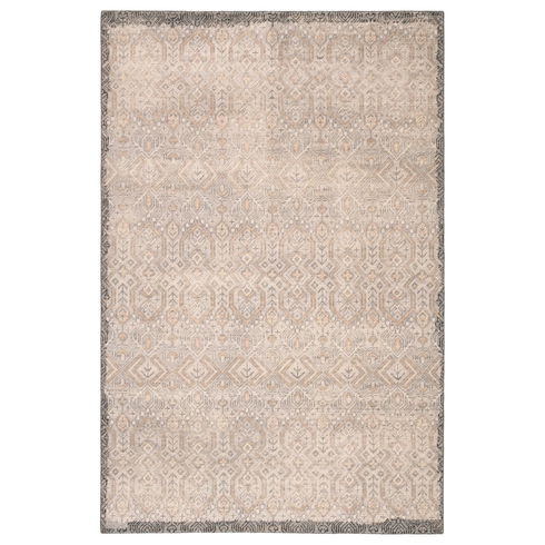 Orson Hand-Knotted Tribal Gray/ Gold Area Rug (5