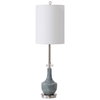 Piers Mottled Blue Buffet Lamp, by Uttermost, 10" width x 2'9.25" height x 10" depth thumbnail 4