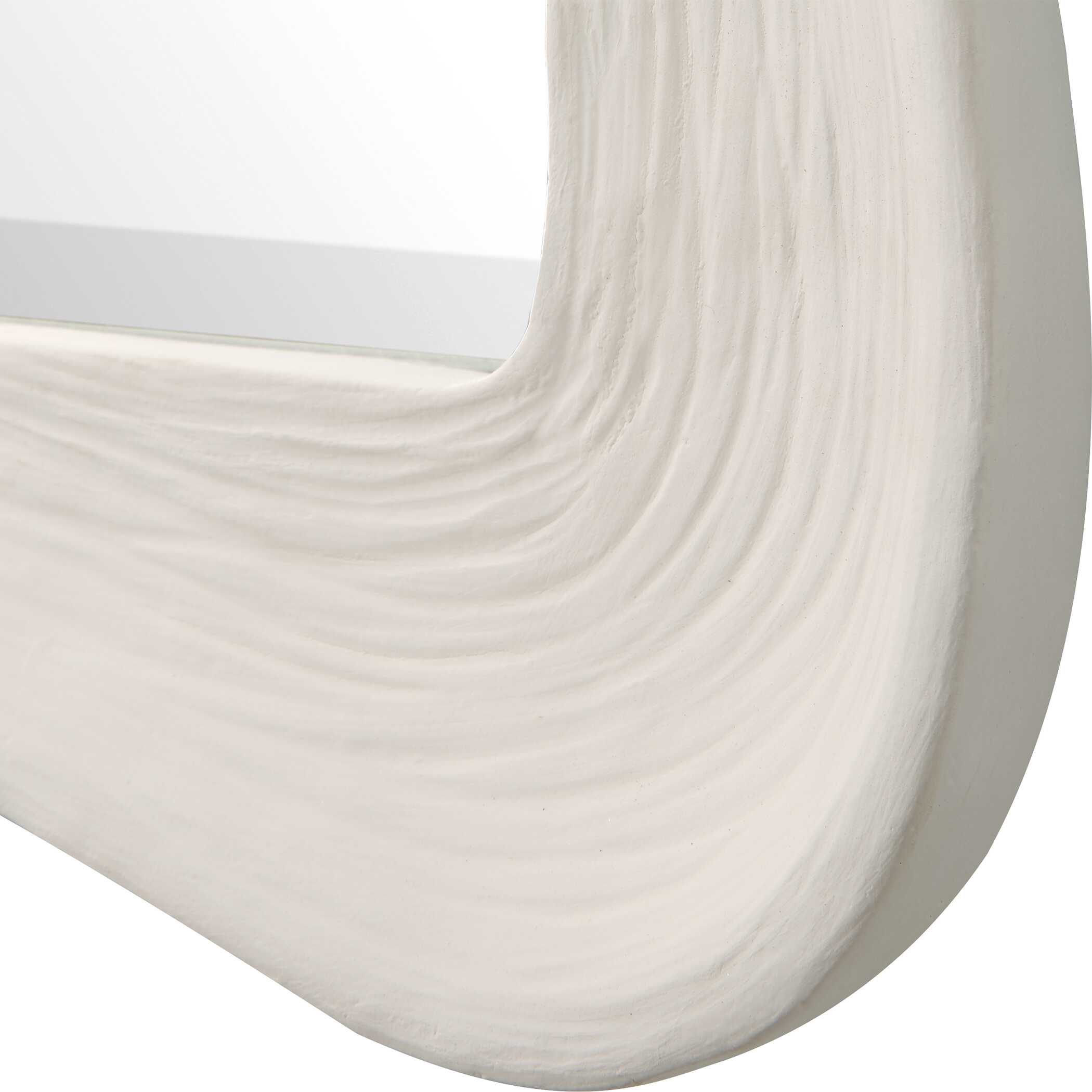 Whitehaven Wavy Rectangle Mirror large image 
