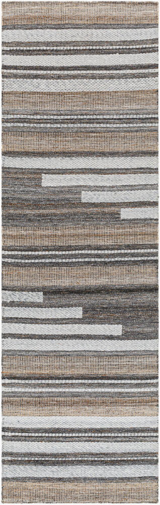 Azalea Handmade Rug, by Surya, 8' length x 2'6" width