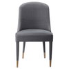 Brie Armless Chair Gray Set Of 2, Accent Chair by Uttermost, 21" width x 36.5" height x 27" depth thumbnail 1