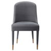 Brie Armless Chair Gray Set Of 2 thumbnail 0