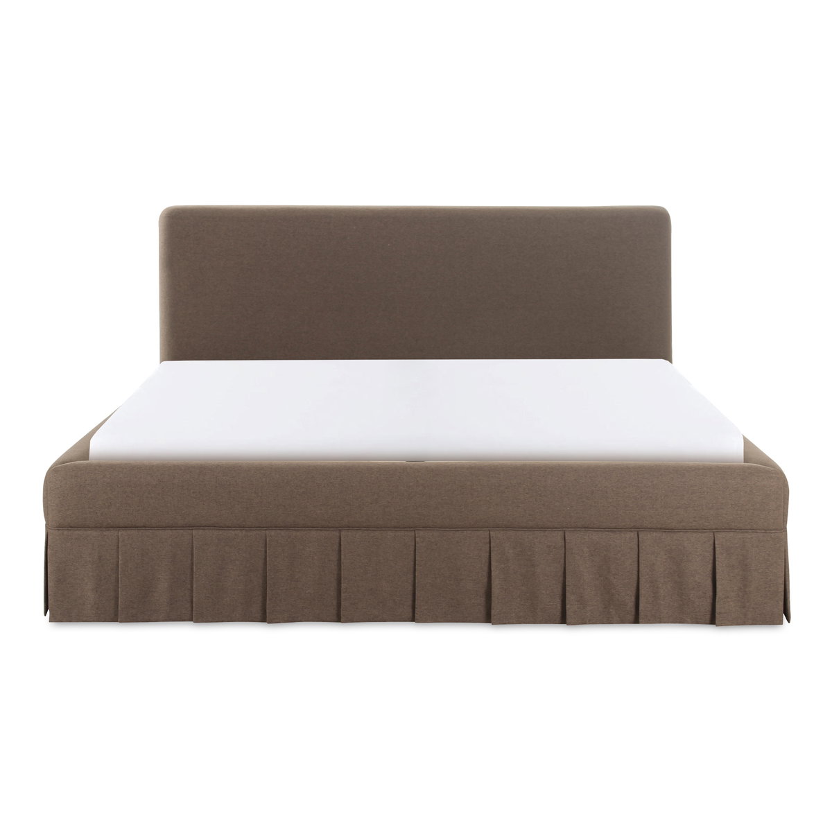 Maren King Bed Brown, by Moe's Home, 85" width x 45.3" height x 92" depth View 1
