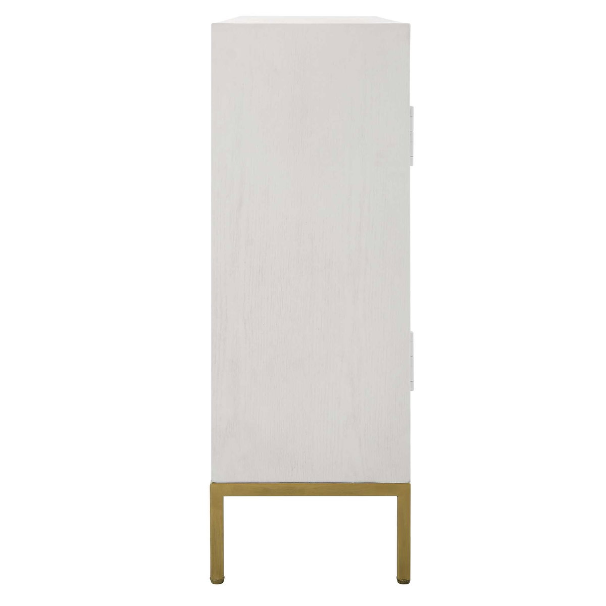 Front Range White 2 Door Cabinet, Cabinets & Chest by Uttermost, 40.25" width x 34" height x 13" depth View 6