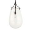 Dewdrop 1 Light Glass Shade Pendant, Ceiling Light by Uttermost, 25" height x 13.5" diameter thumbnail 7