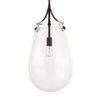 Dewdrop 1 Light Glass Shade Pendant, by Uttermost, 2'1" height x 1'1.5" diameter thumbnail 7