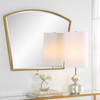Boundary Gold Arch Mirror, by Uttermost, 36" width x 31.62" height x 1.12" depth thumbnail 4