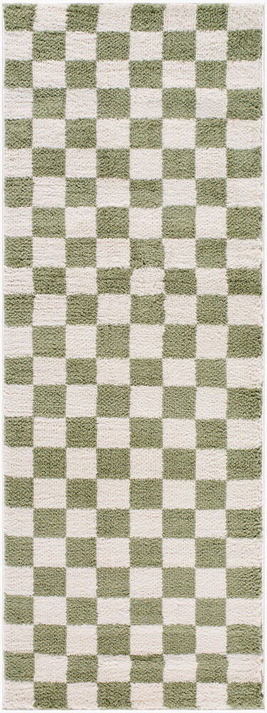 Fossay Shag Machine Woven Rug, by Surya, 7'2.61" length x 2'7.5" width