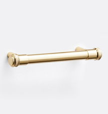 Online Designer Living Room Rigdon Drawer Pull, 4" - Aged Brass