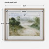 Verdant Watercolor Landscape Print, Art by Uttermost, 40.5" width x 32.5" height x 1.62" depth thumbnail 3