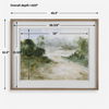 Verdant Watercolor Landscape Print, Painting by Uttermost, 40.5" width x 32.5" height x 1.62" depth thumbnail 3