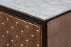 Palisade Shagreen Credenza, by Sarreid, 1'7" length x 6'8" width x 2'10" height thumbnail 5