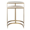Lindon Travertine Nesting Tables Set/2, Side & End Table by Uttermost, 17.25" width x 24.25" height x 17.25" depth thumbnail 6