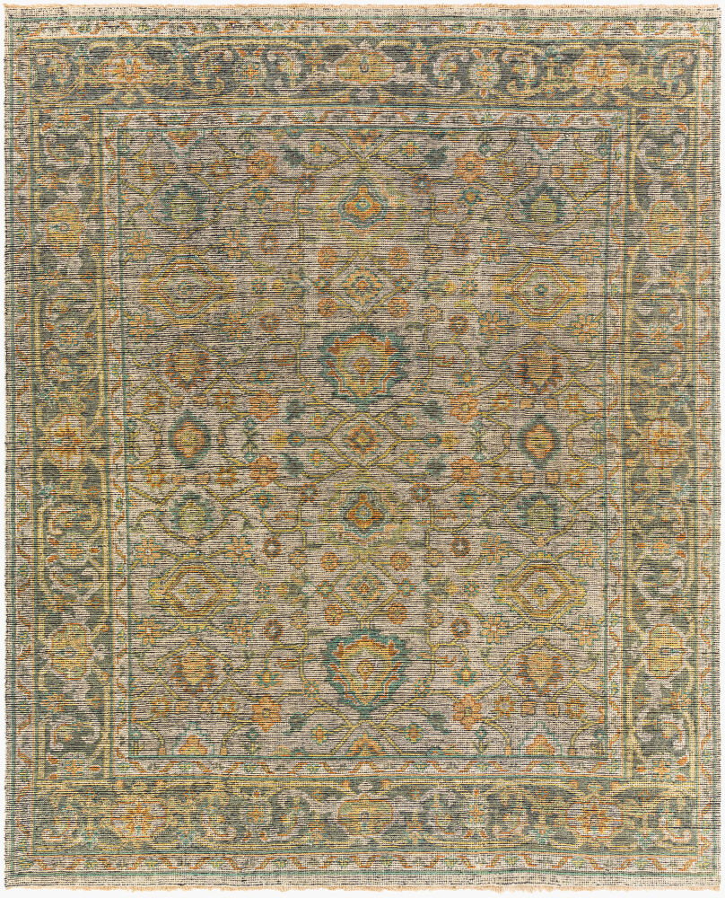 Reign Handmade Rug, by Surya, 1'6" length x 1'6" width
