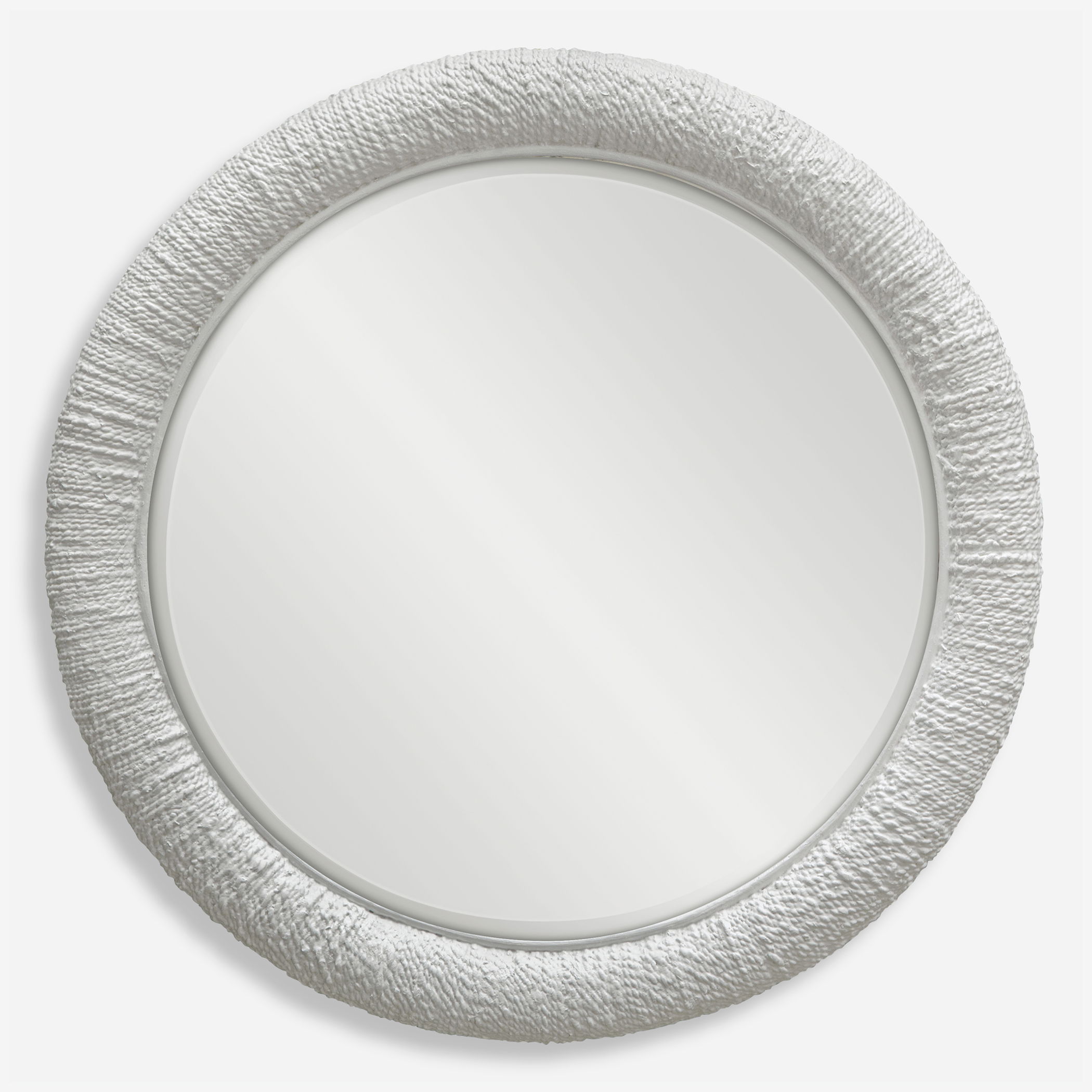 Mariner White Round Mirror large image 