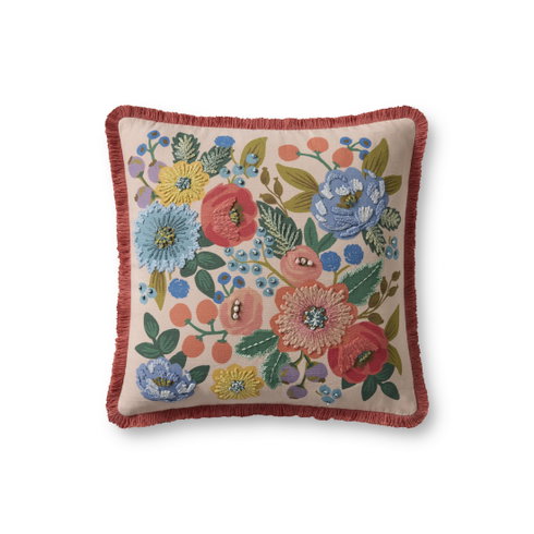 Rifle Paper Co. x Loloi Vintage Garden Pillow