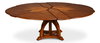 Austin Jupe Dining Table Medium Walnut, by Sarreid, 4'7" length x 4'7" width x 2'6" height thumbnail 10