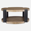 Loana Industrial Coffee Table, by Uttermost, 36" width x 16" height x 36" depth thumbnail 1
