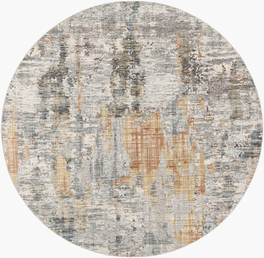 Presidential Machine Woven Rug, by Surya, 7'10.09" length x 7'10.09" width