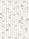 Perfect Petals White & Gold Wallpaper thumbnail 0