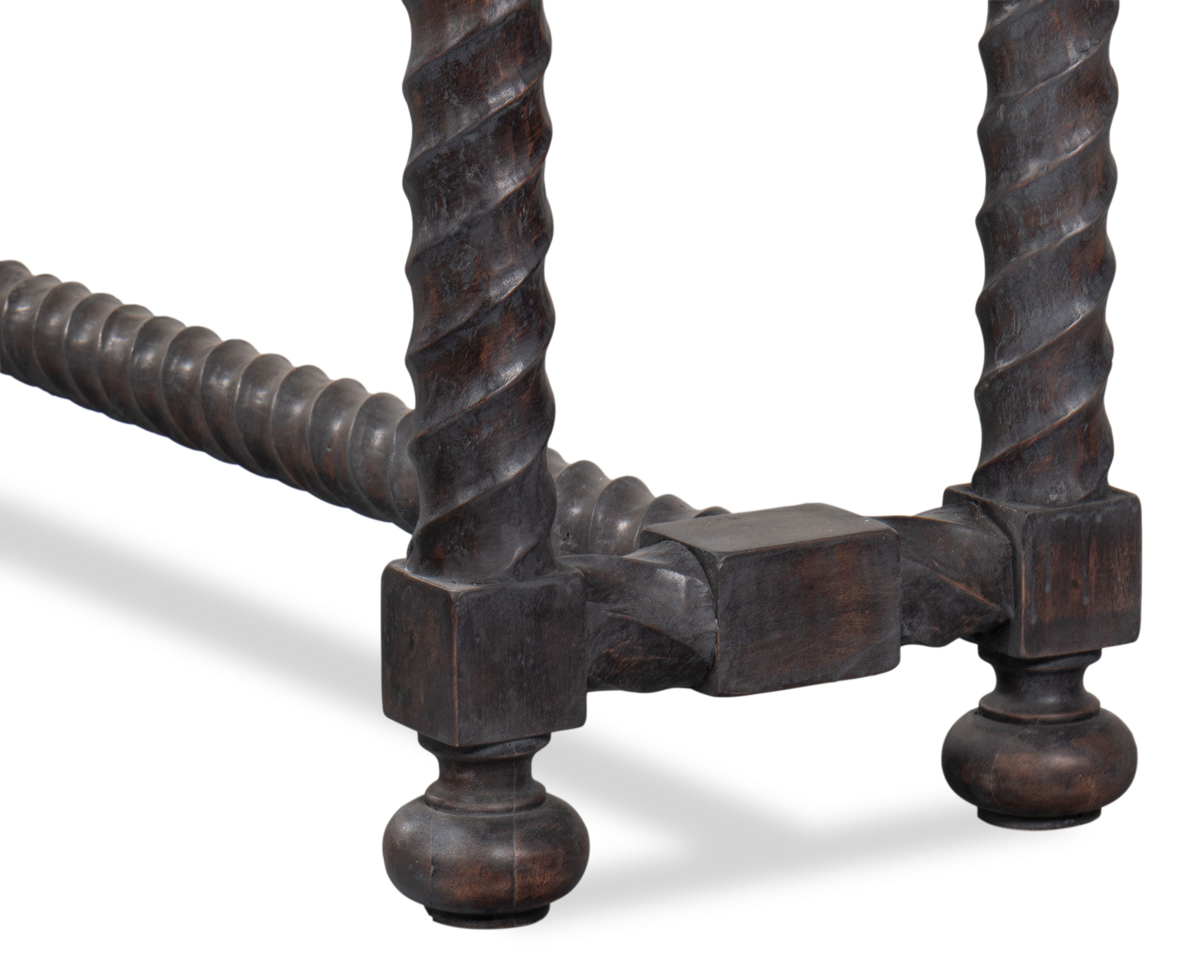 Barley Console Table, by Sarreid, 80" length x 14" width x 32" height View 7