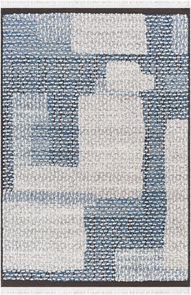 Berlin Machine Woven Rug, by Surya, 1'3.75" length x 1'3.75" width