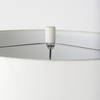 Melanie  White Shade with White Base Table Lamp, by Mercana, 17" length x 17" width x 30.5" height thumbnail 4