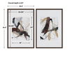 Burgundy Interjection Abstract Prints, Set/2 thumbnail 2