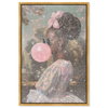 Roses and Rebellion - With Diamond Dust and Glitter (Black Glitter, Diamond Dust), Art by Oliver Gal,  30x45 thumbnail 1