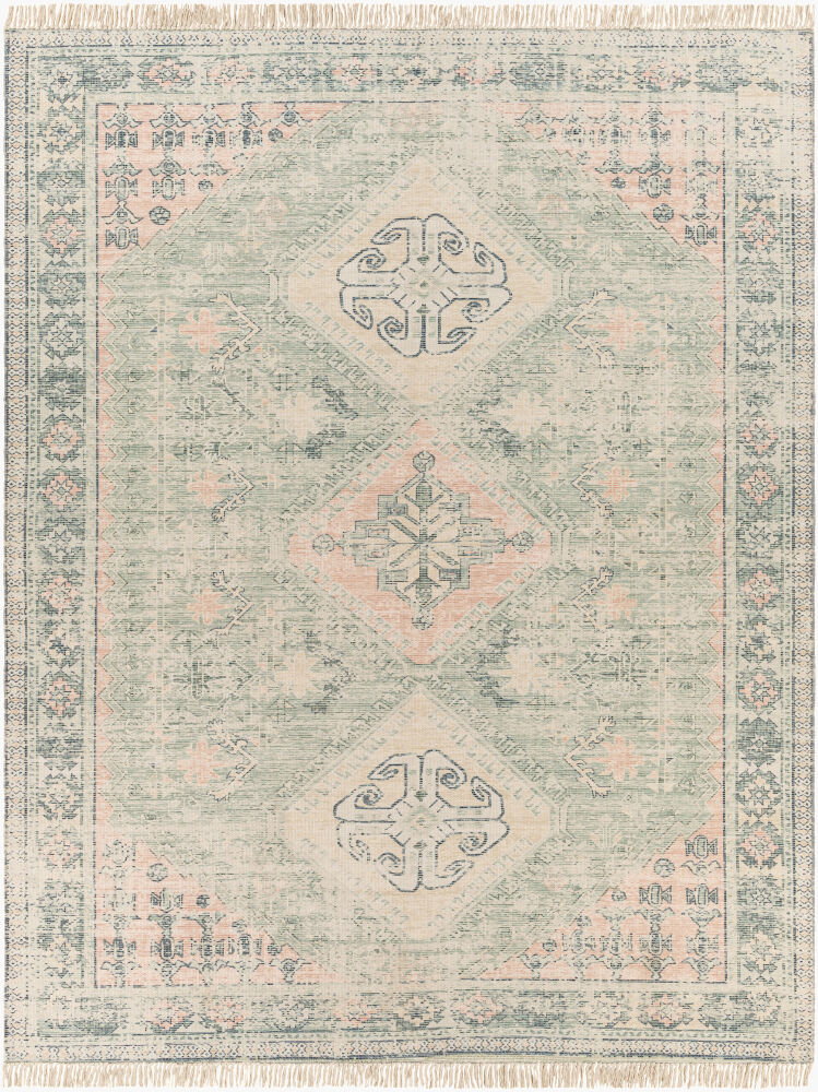 Zainab Handmade Rug, by Surya, 1'6" length x 1'6" width