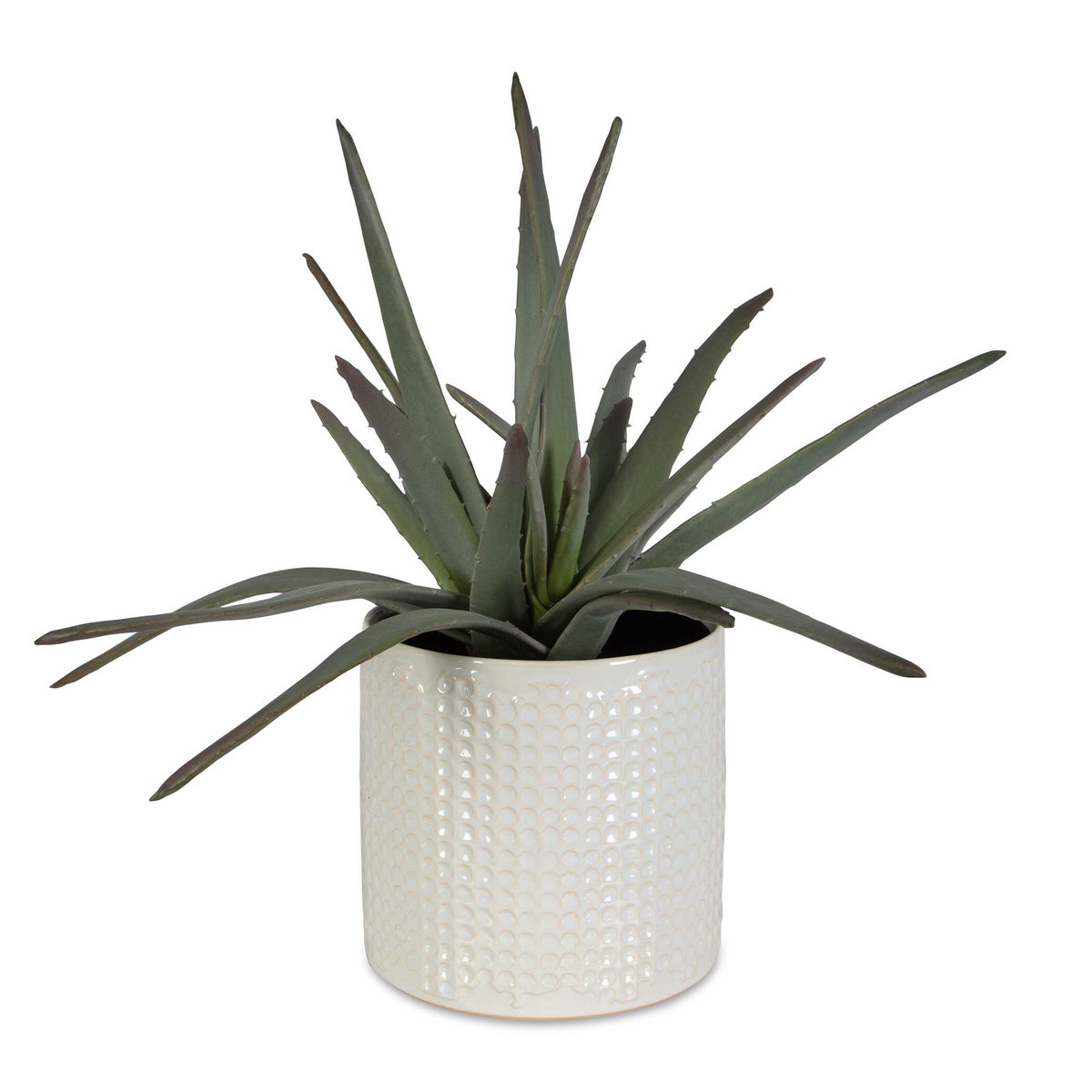 Taos Aloe Centerpiece, Artificial Plants & Flower by Uttermost, 17" width x 17.5" height x 17.5" depth View 1