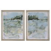 Far Away View Framed Prints Set/2, Art by Uttermost, 21" width x 27" height x 2" depth thumbnail 1