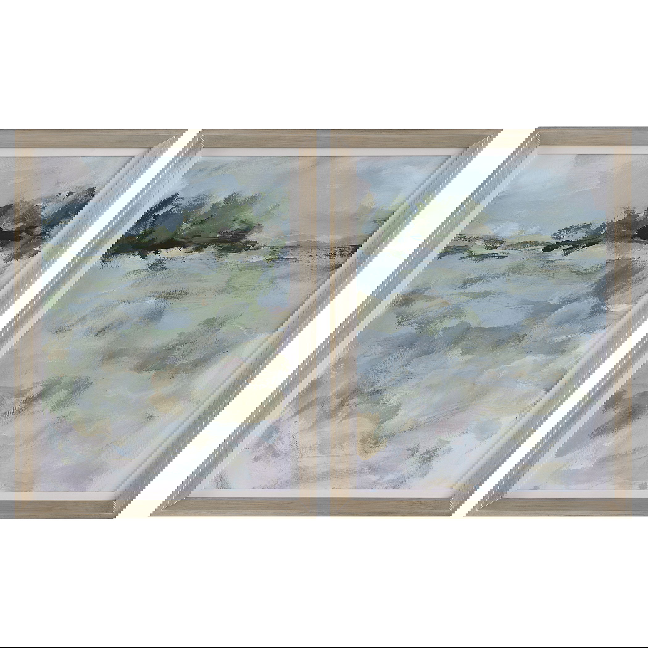 Far Away View Framed Prints Set/2, Painting by Uttermost, 21" width x 27" height x 2" depth View 1