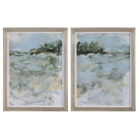 Far Away View Framed Prints Set/2