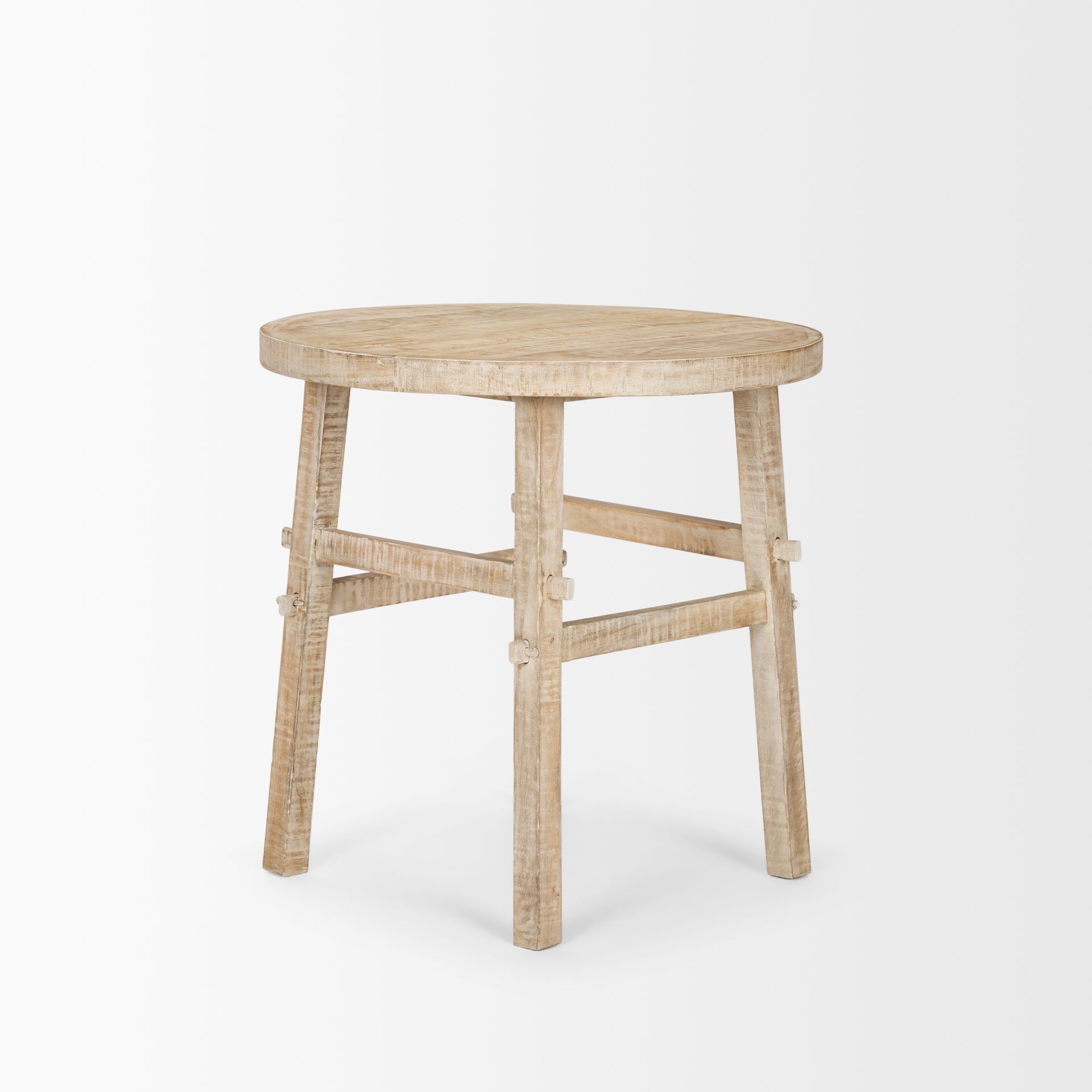 Rosie Large Blonde Wood End Table large image 