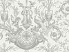 Avian Fountain Toile Grey Wallpaper thumbnail 0