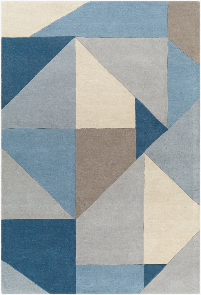 Queens Handmade Rug, by Surya, 1'6" length x 1'6" width