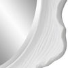 Sea Coral White Round Mirror thumbnail 5