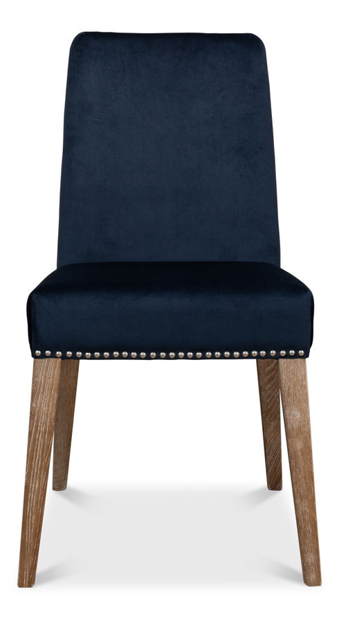 Franklin Side Chair, Navy Blue