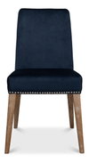 Hugo Oval Side Chair  Old World Walnut, by Sarreid, 1'11" length x 1" width x 3'2" height thumbnail 8