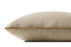 Loloi Mustard Pillow, Decorative Pillow, 22" length x 22" width thumbnail 2