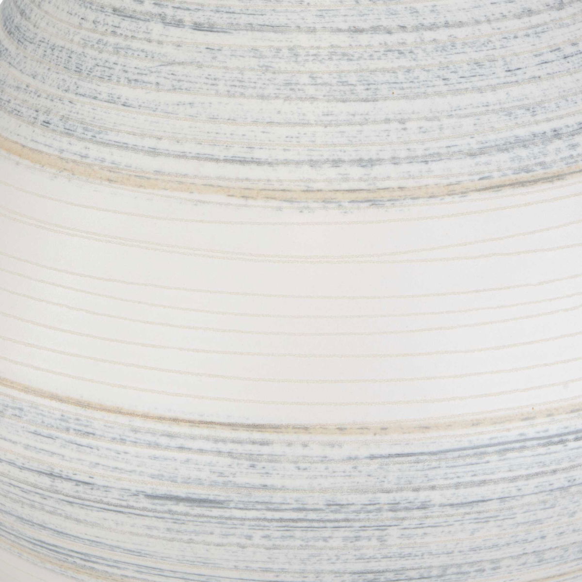 Potter Striped Ivory Blue Table Lamp, by Uttermost, 20" width x 32.5" height x 20" depth View 6